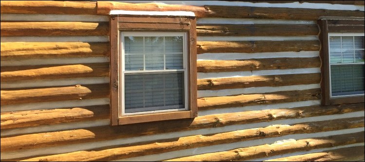 Log Home Whole Log Replacement  Ideal, Georgia
