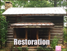 Historic Log Cabin Restoration  Macon County, Georgia